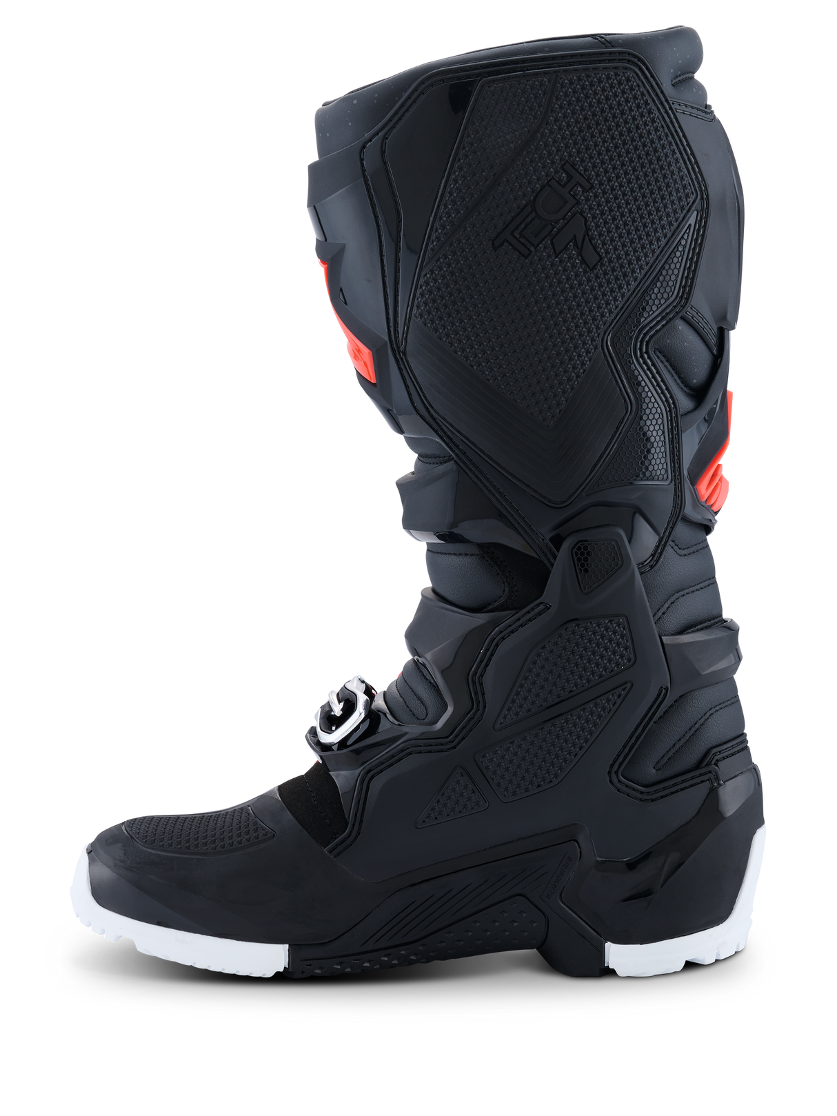 TECH 7 ENDURO DRYSTAR BOOTS - Black/Red FLUO/WHITE