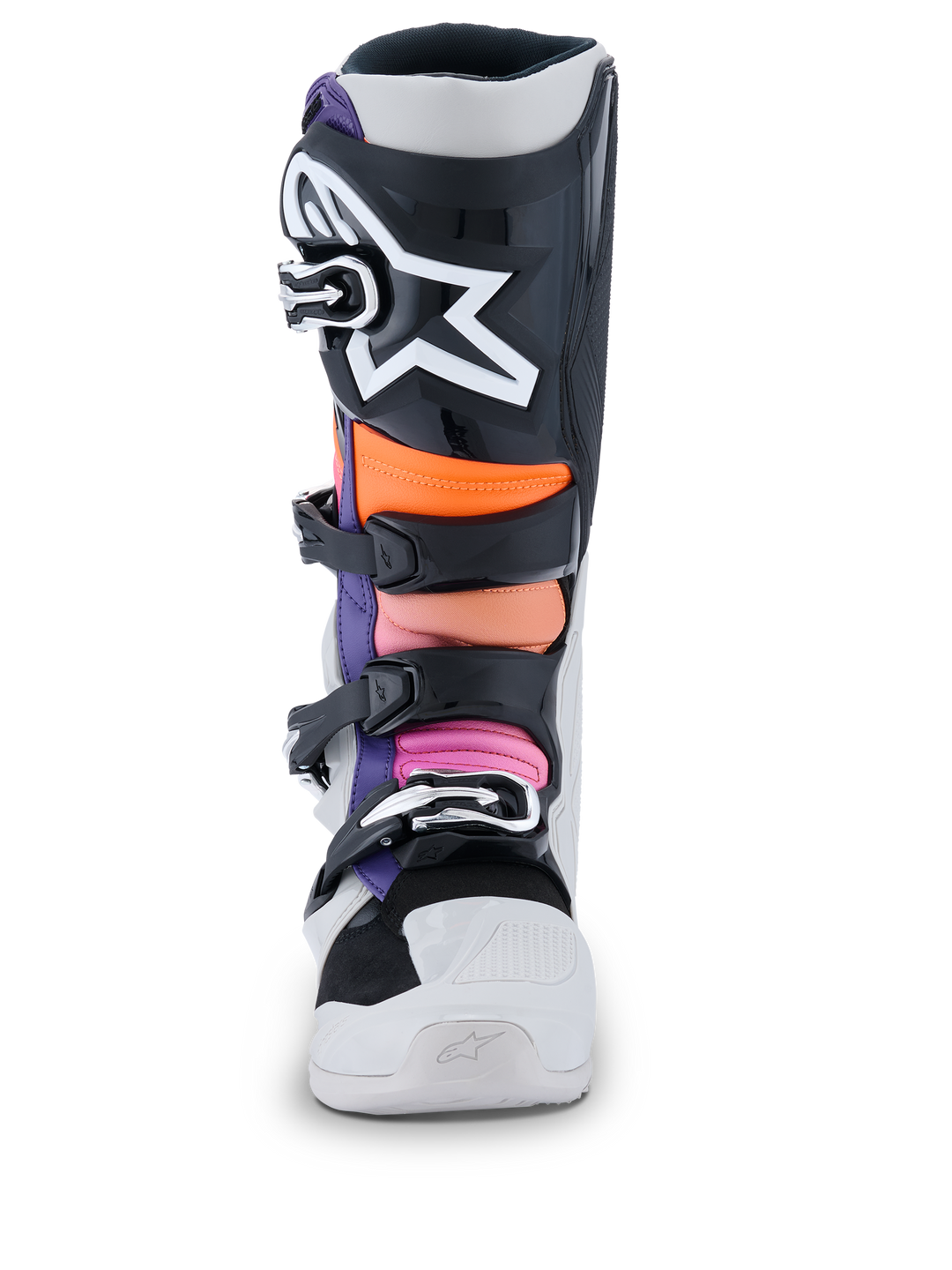 TECH 7 BOOTS - BLACK/LGHT GRY/ORNG FL/MAGENTA