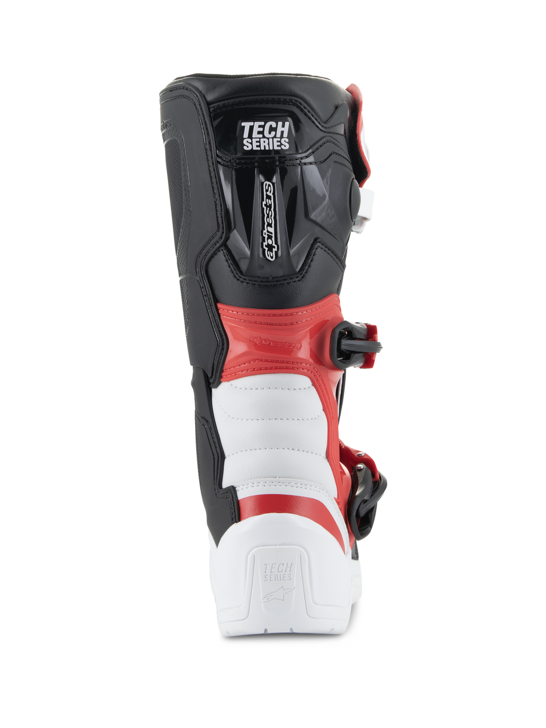 TECH 3S YOUTH BOOTS - WHITE/BLACK/BRIGHT RED