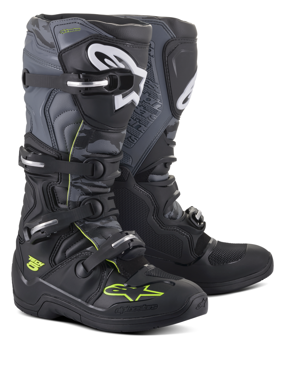 TECH 5 BOOTS - BLACK/COOL GRAY/YELLOW FLUO