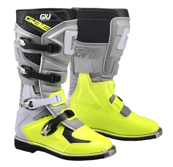 GAERNE GX-J GREY/YELLOW FLO YOUTH BOOTS
