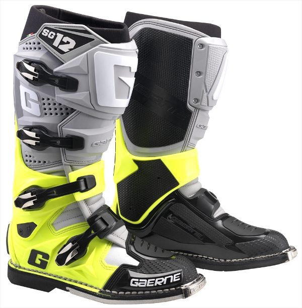 GAERNE SG12 GREY/YELLOW/BLACK BOOTS