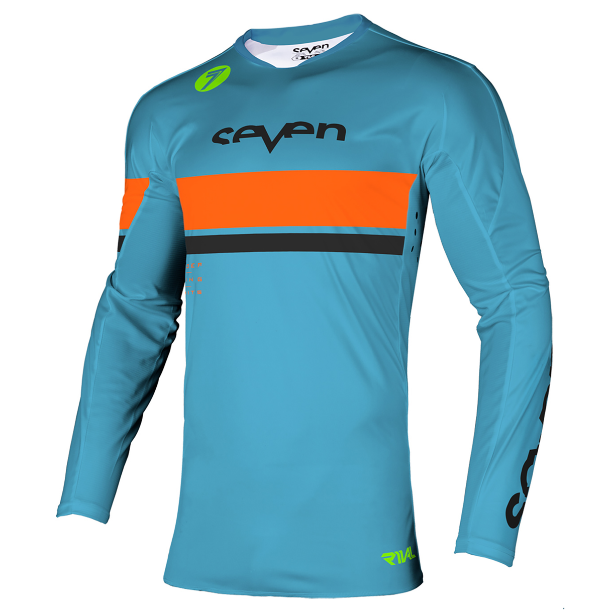 Seven MX 21.2 Rival Adult Vanquish Jersey (Cyan)