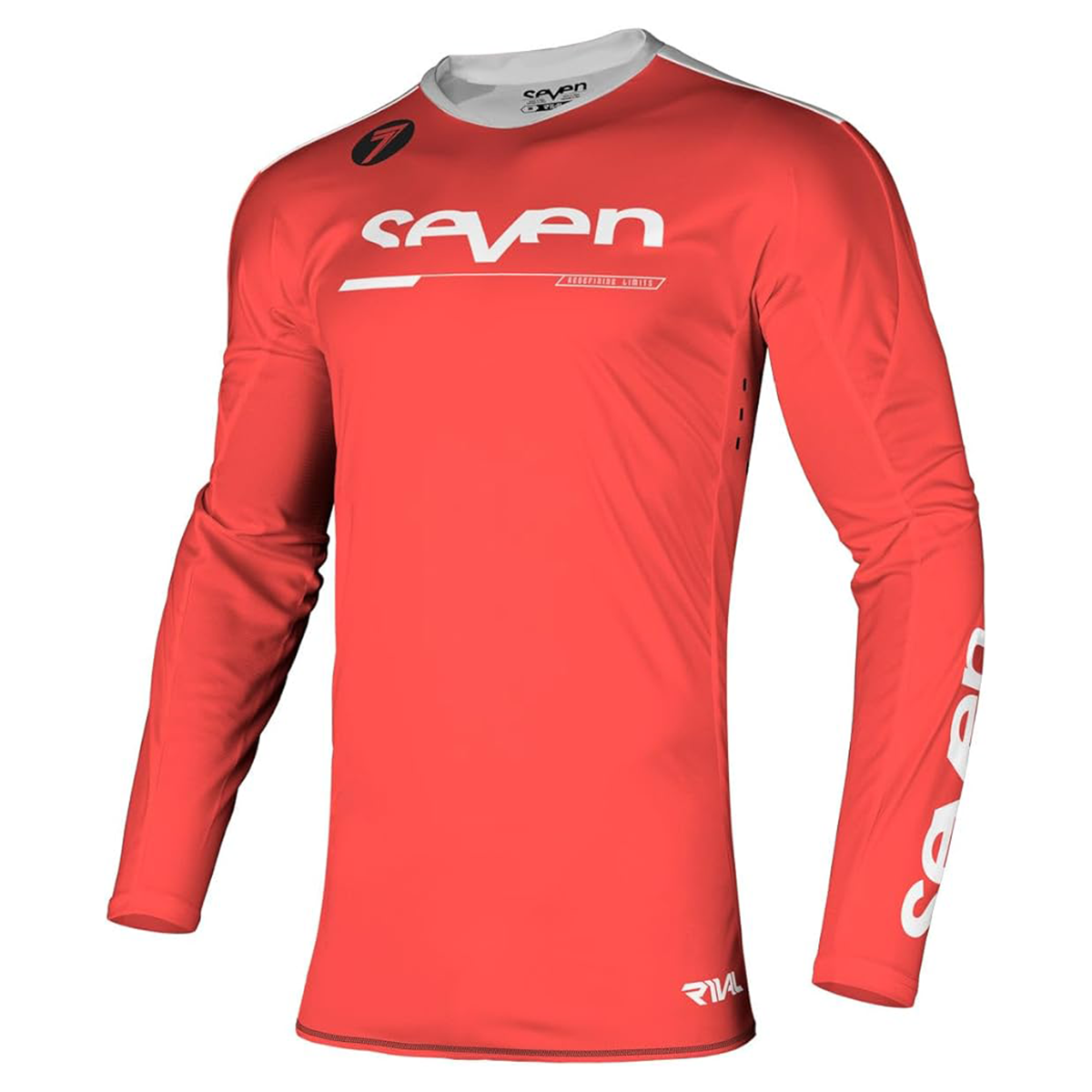 Seven MX 21.1 Rival Adult Rampart Jersey (Flo Red)