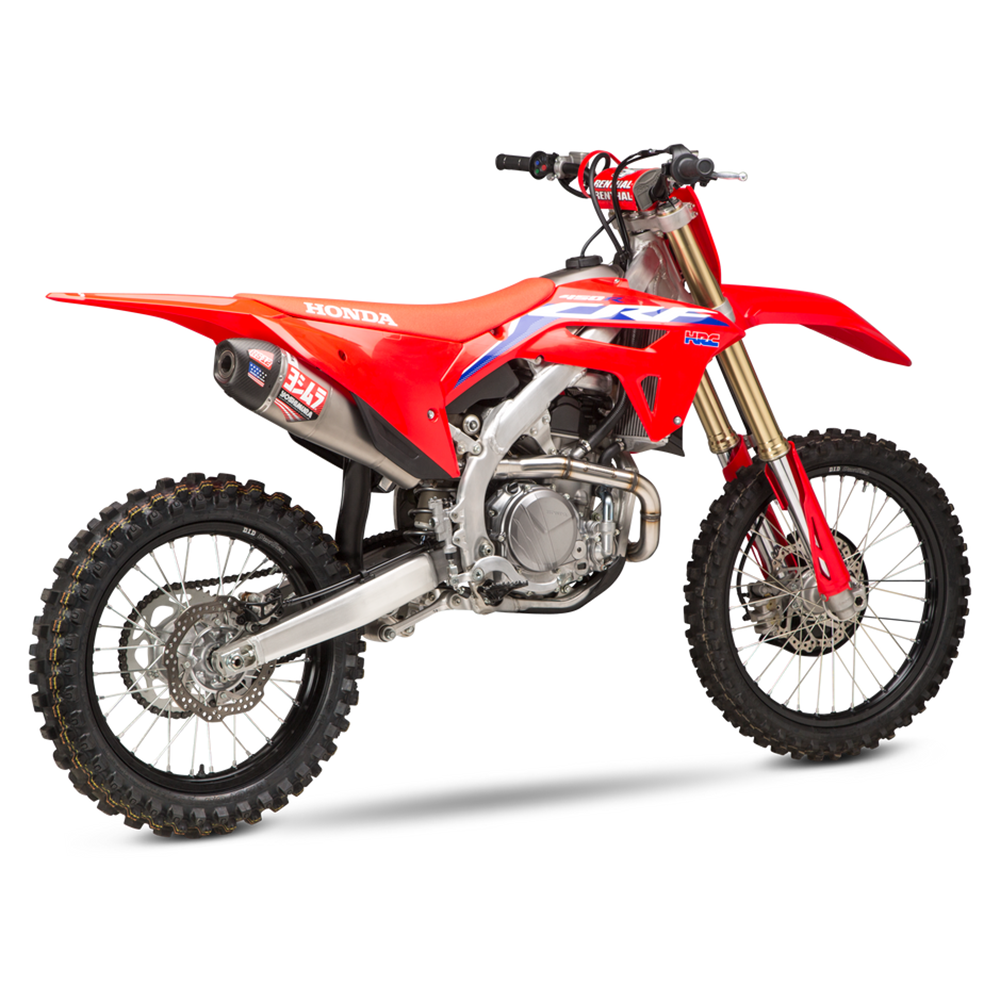 Yoshimura RS-12 Full Exhaust System (S.Steel/Alu/Carbon Cap) Honda CRF450R 21-24
