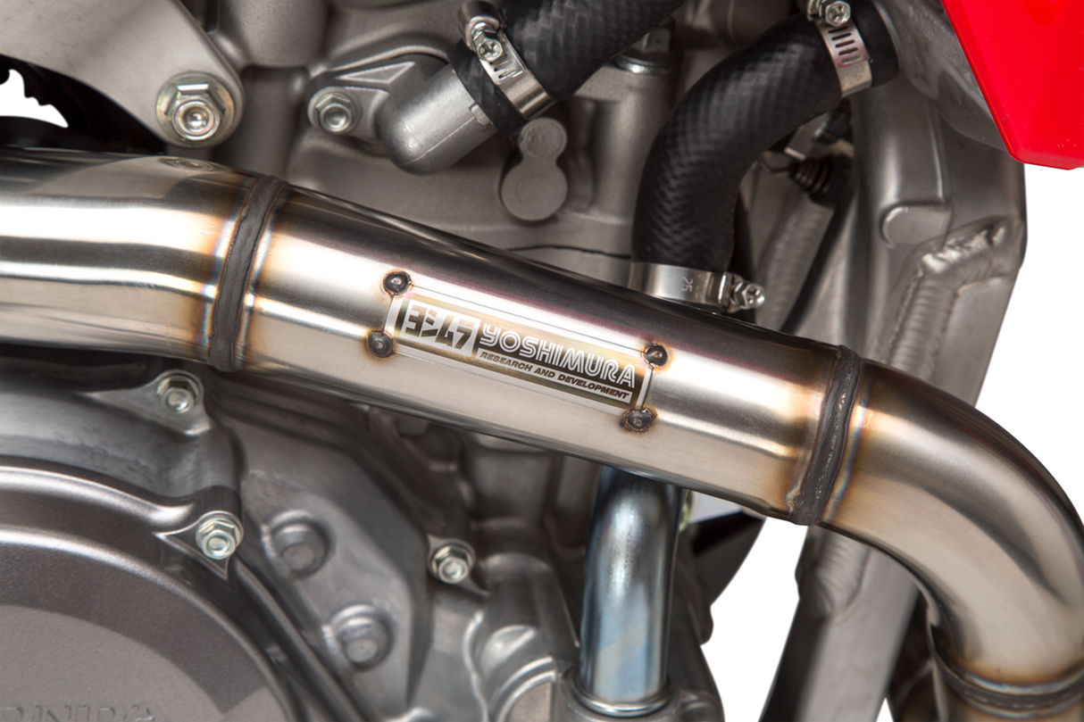 Yoshimura RS-12 Full Exhaust System (S.Steel/Alu/Carbon Cap) Honda CRF450R 21-24