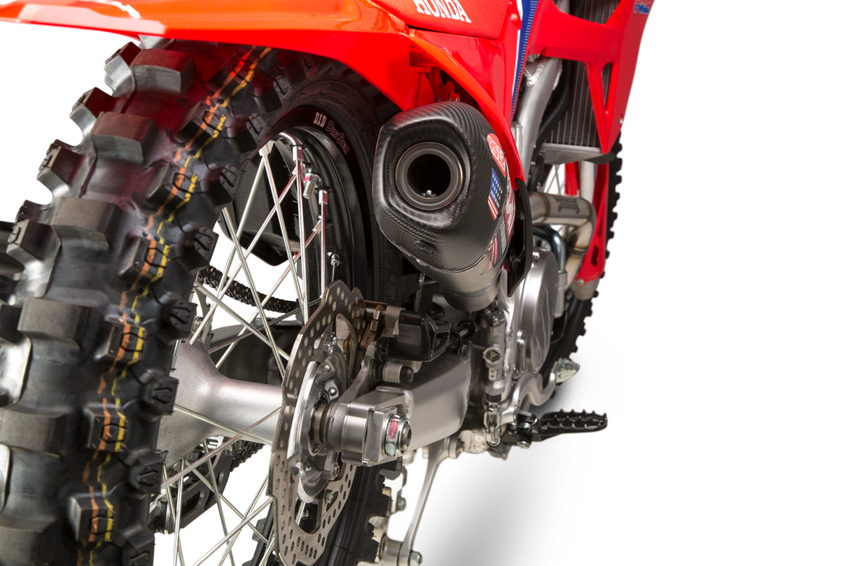 Yoshimura RS-12 Full Exhaust System (S.Steel/Alu/Carbon Cap) Honda CRF450R 21-24