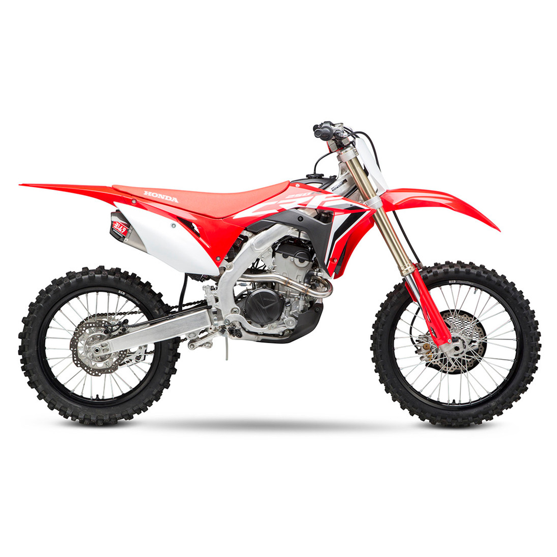 Yoshimura RS-9T Full Exhaust System (Stainless Steel/Aluminium/Carbon Cap) Honda CRF250R/RX 18-21