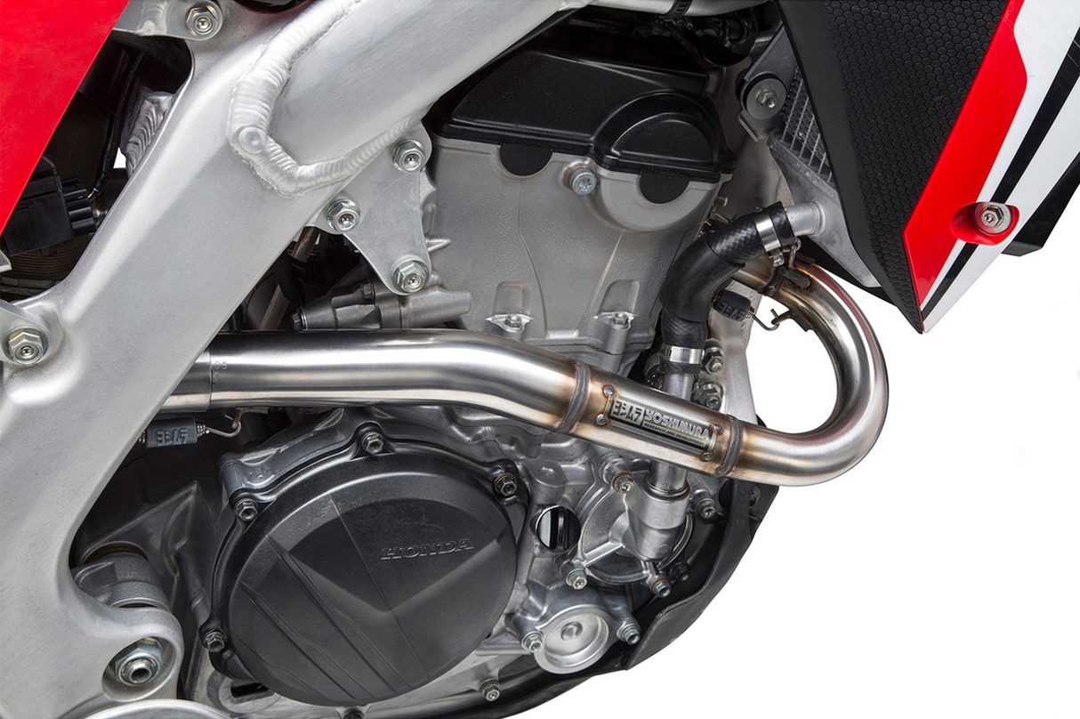 Yoshimura RS-9T Full Exhaust System (Stainless Steel/Aluminium/Carbon Cap) Honda CRF250R/RX 18-21