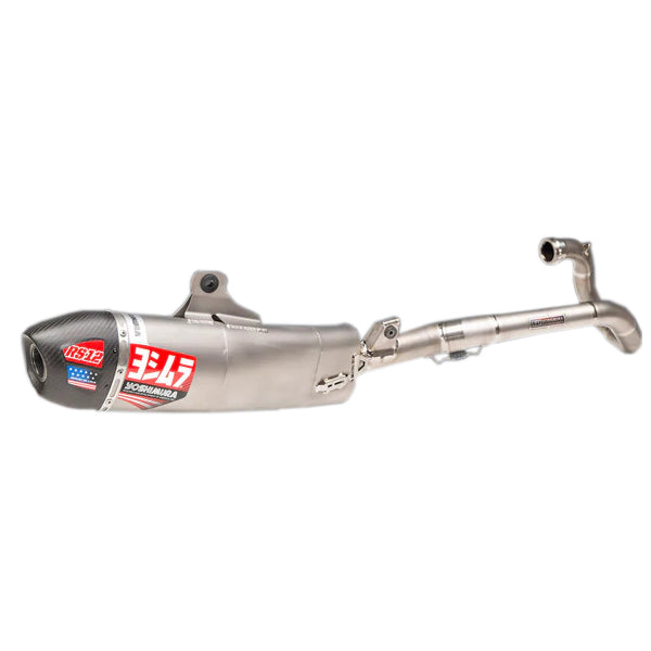 Yoshimura RS-12 Full Exhaust System (Titanium/Carbon Cap) Honda CRF250R 22-23