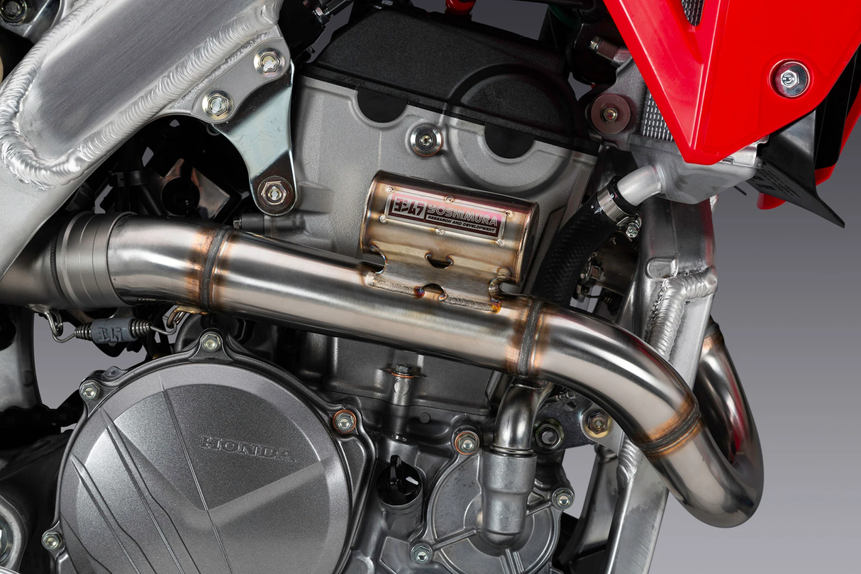 Yoshimura RS-12 Full Exhaust System (Ti/Carbon Cap) Honda CRF250R 2025-