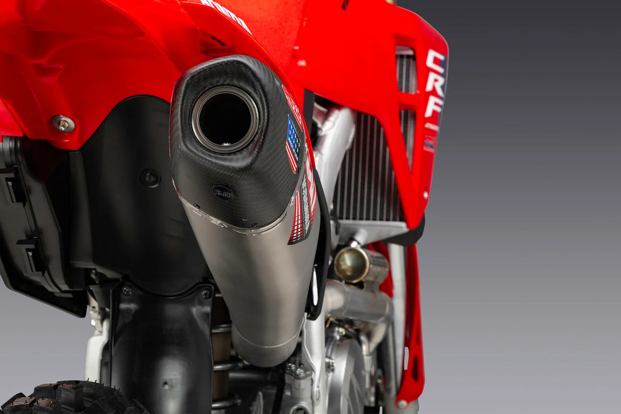 Yoshimura RS-12 Full Exhaust System (Ti/Carbon Cap) Honda CRF250R 2025-