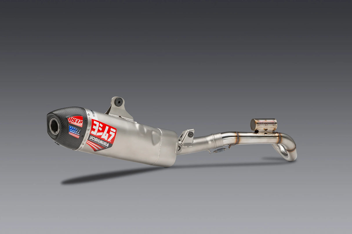 Yoshimura RS-12 Full Exhaust System (Ti/Carbon Cap) Honda CRF250R 2025-