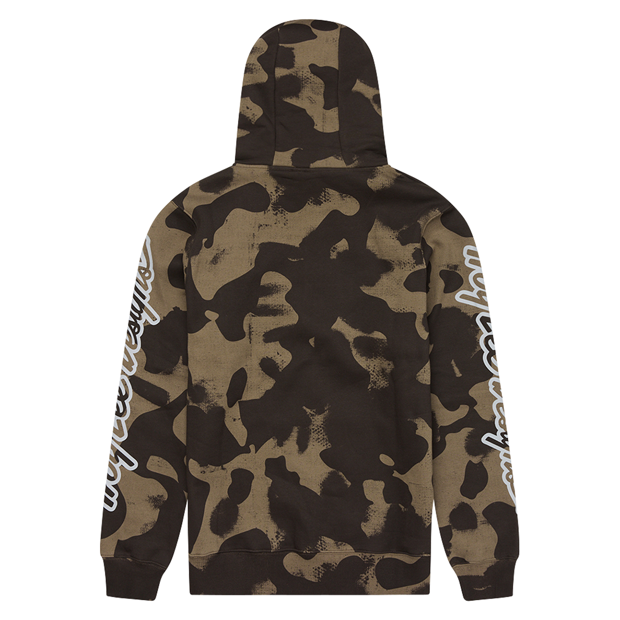 Troy Lee Designs Branded FZ Hoodie - Olive Camo