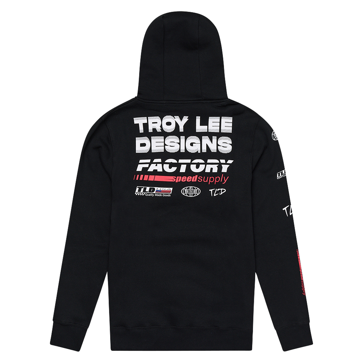 Troy Lee Designs Factory PO Hoodie - Black