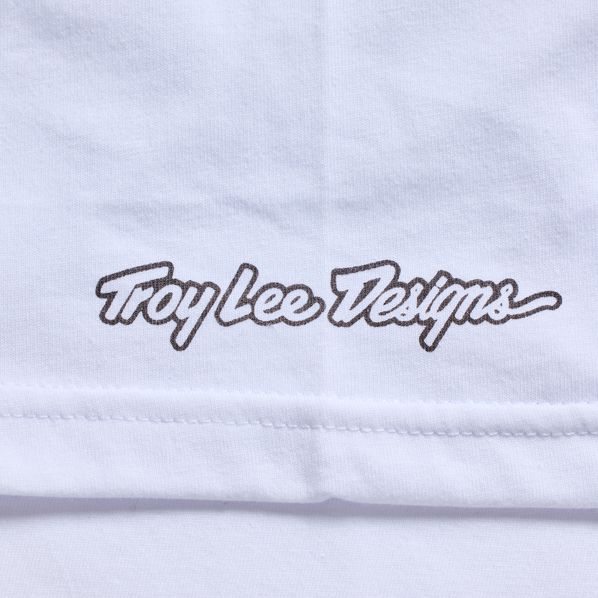Short Sleeve Tee Badge - White