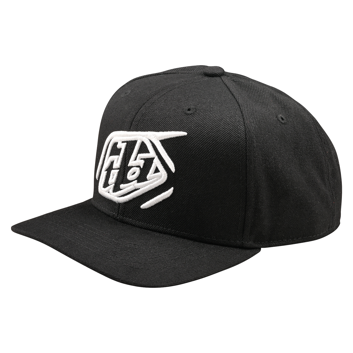 Troy Lee Designs Badge Curved Snapback Cap - Black