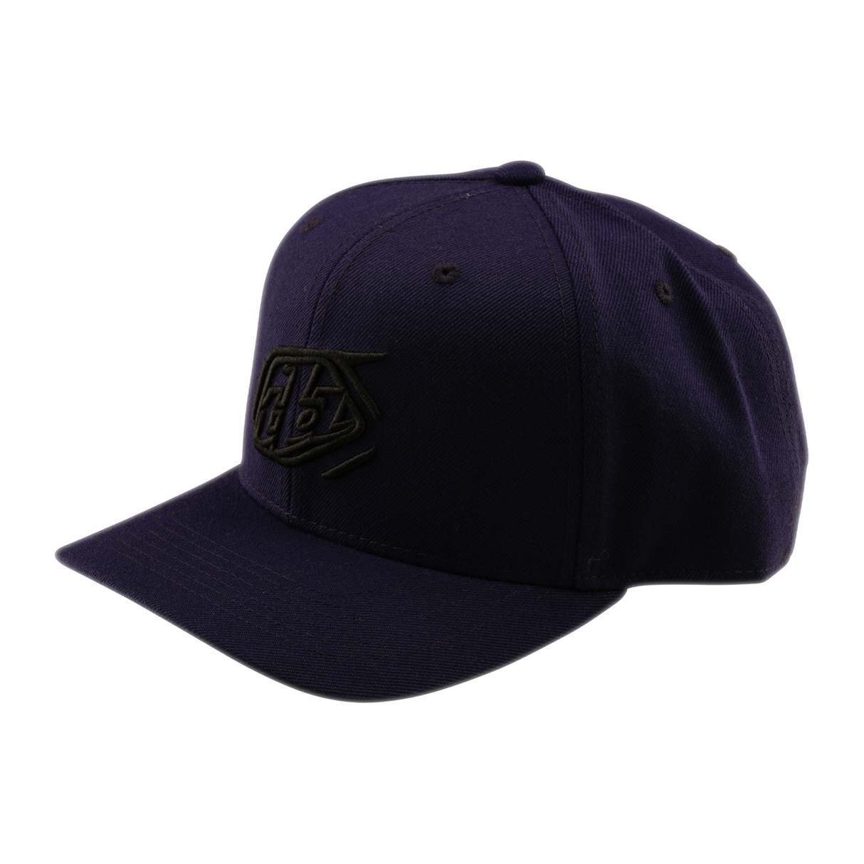 Curved Snapback Hat Badge - Indigo