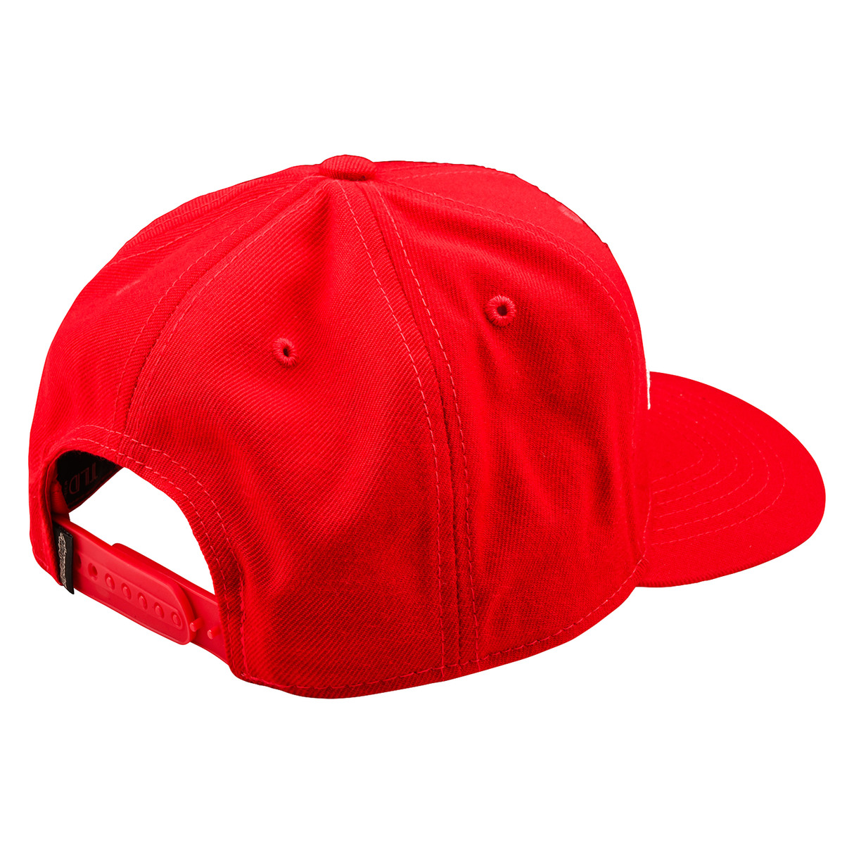 Troy Lee Designs Signature Curved Snapback Cap - Team Red