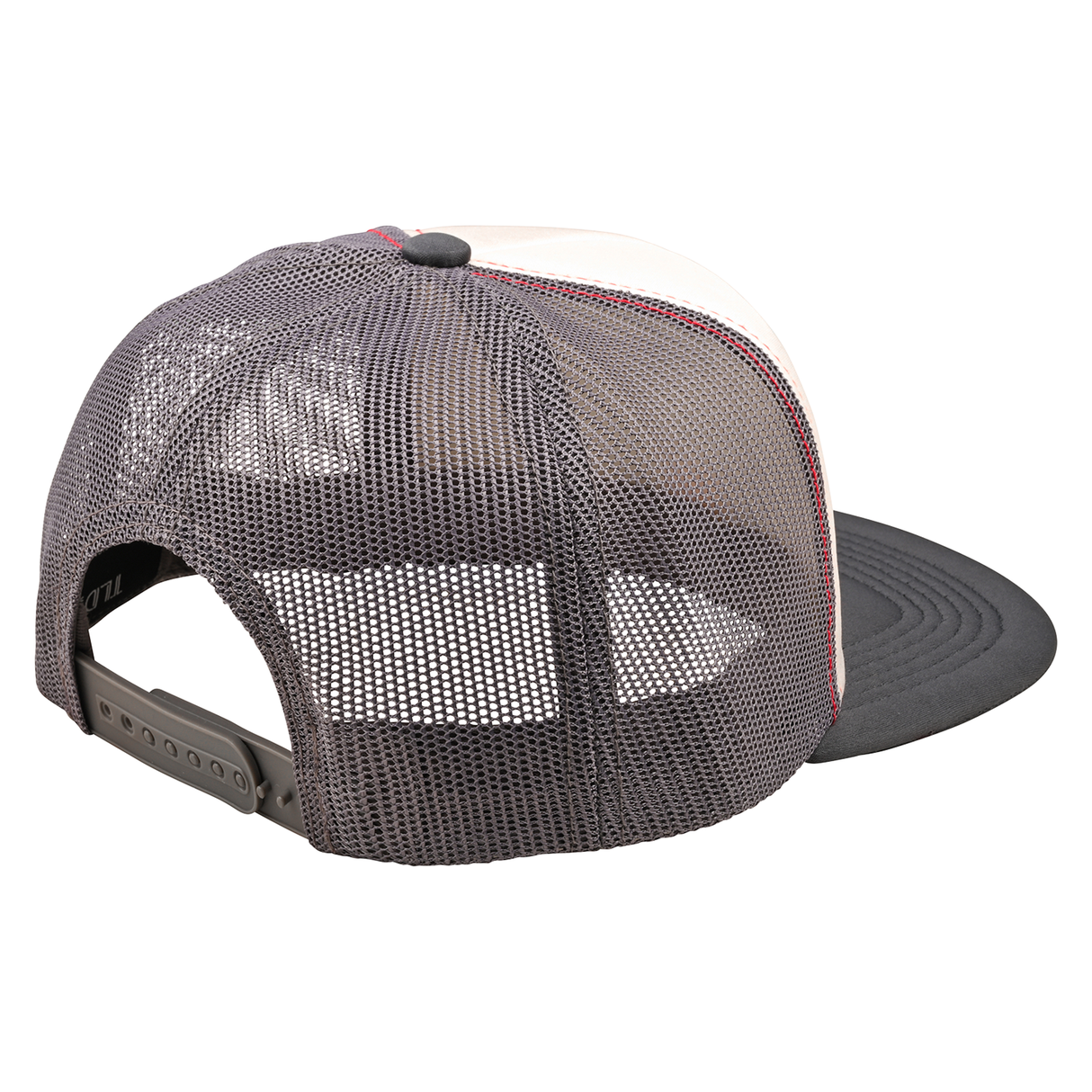 Troy Lee Designs Peace Out Trucker Snapback Cap - Vintage White / Carbon