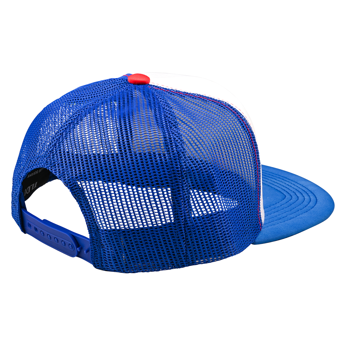 Troy Lee Designs Peace Out Trucker Snapback Cap - White / Blue