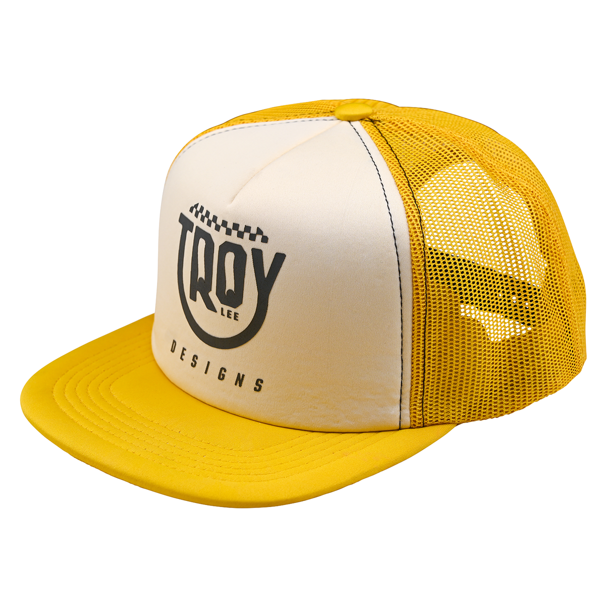 Troy Lee Designs Smiley Trucker Snapback Cap - Golden