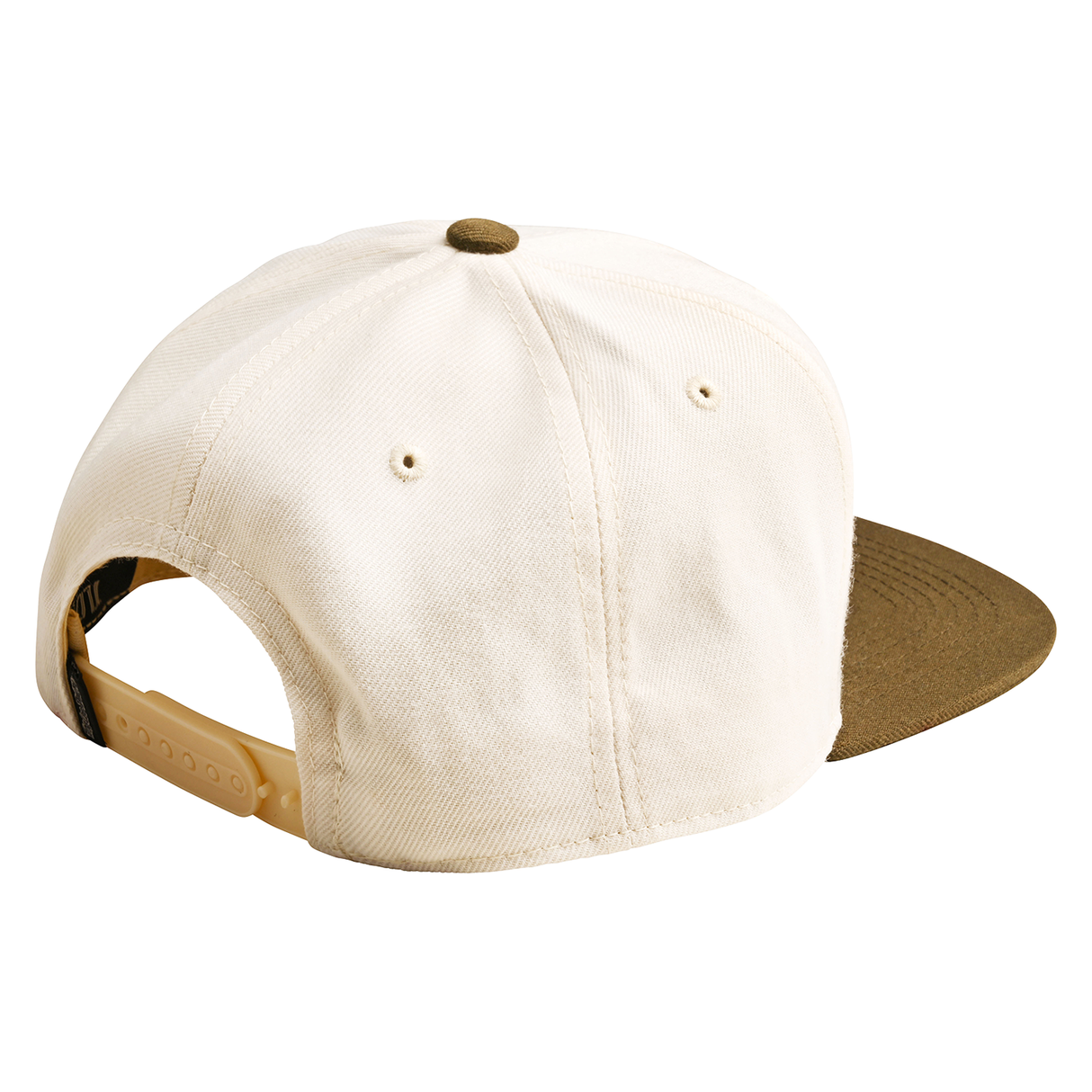 Troy Lee Designs Peace Flat Bill Snapback Cap - Vintage White / Olive