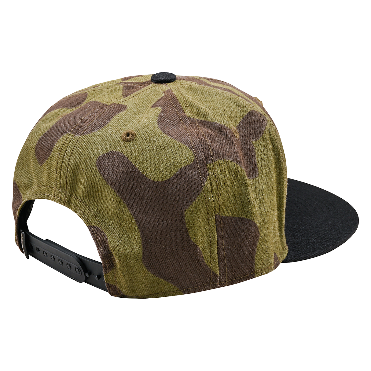 Troy Lee Designs Signature Flat Bill Snapback Cap - Olive Camo