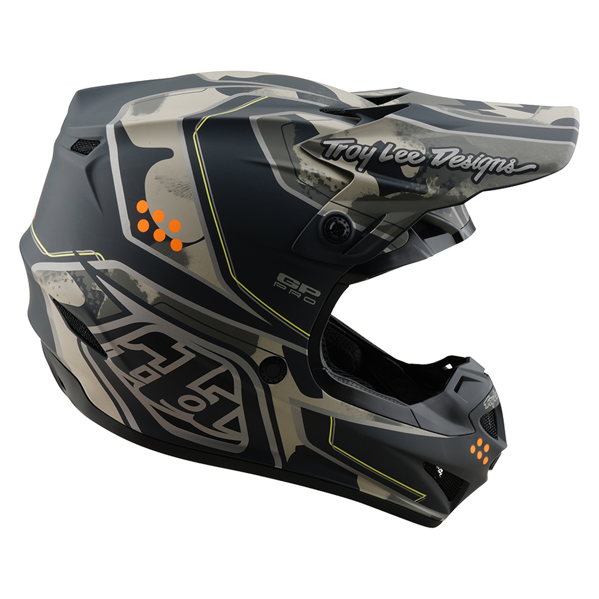 Troy Lee Designs GP PRO Trooper Helmet - Black / Caper