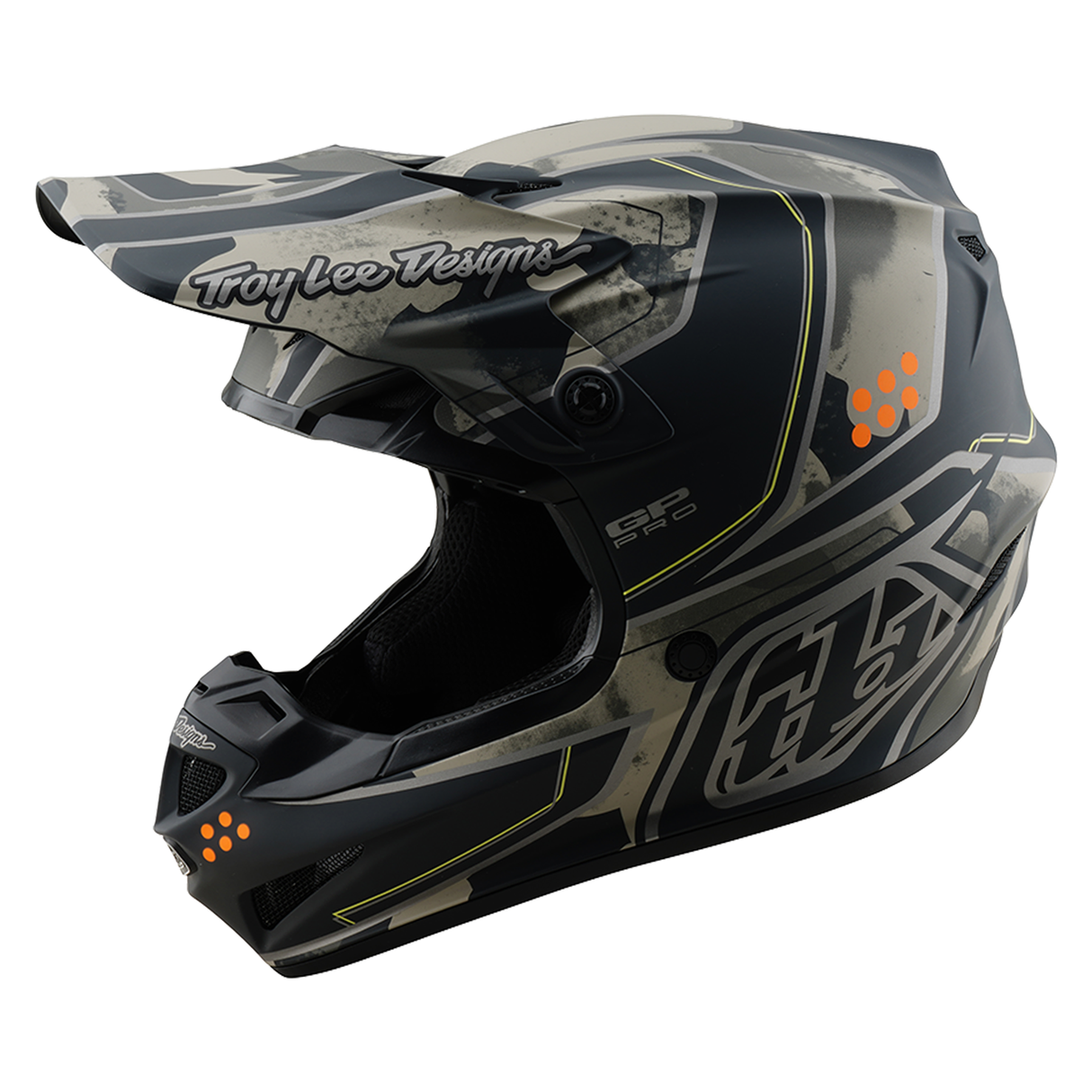 Troy Lee Designs GP PRO Trooper Helmet - Black / Caper