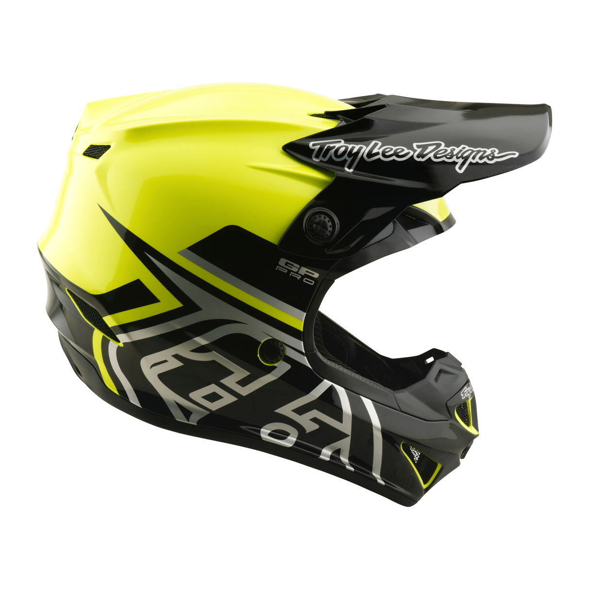 Youth GP PRO Helmet w/Mips Mono - Flo Yellow