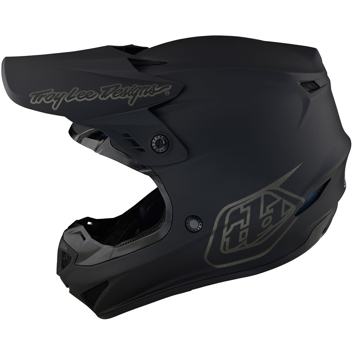 Troy Lee Designs GP Mono Adult Helmet - Mono Black