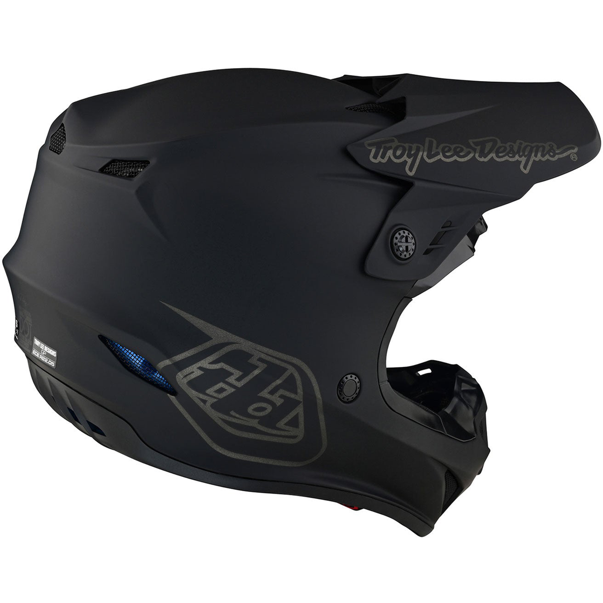 Troy Lee Designs GP Mono Adult Helmet - Mono Black