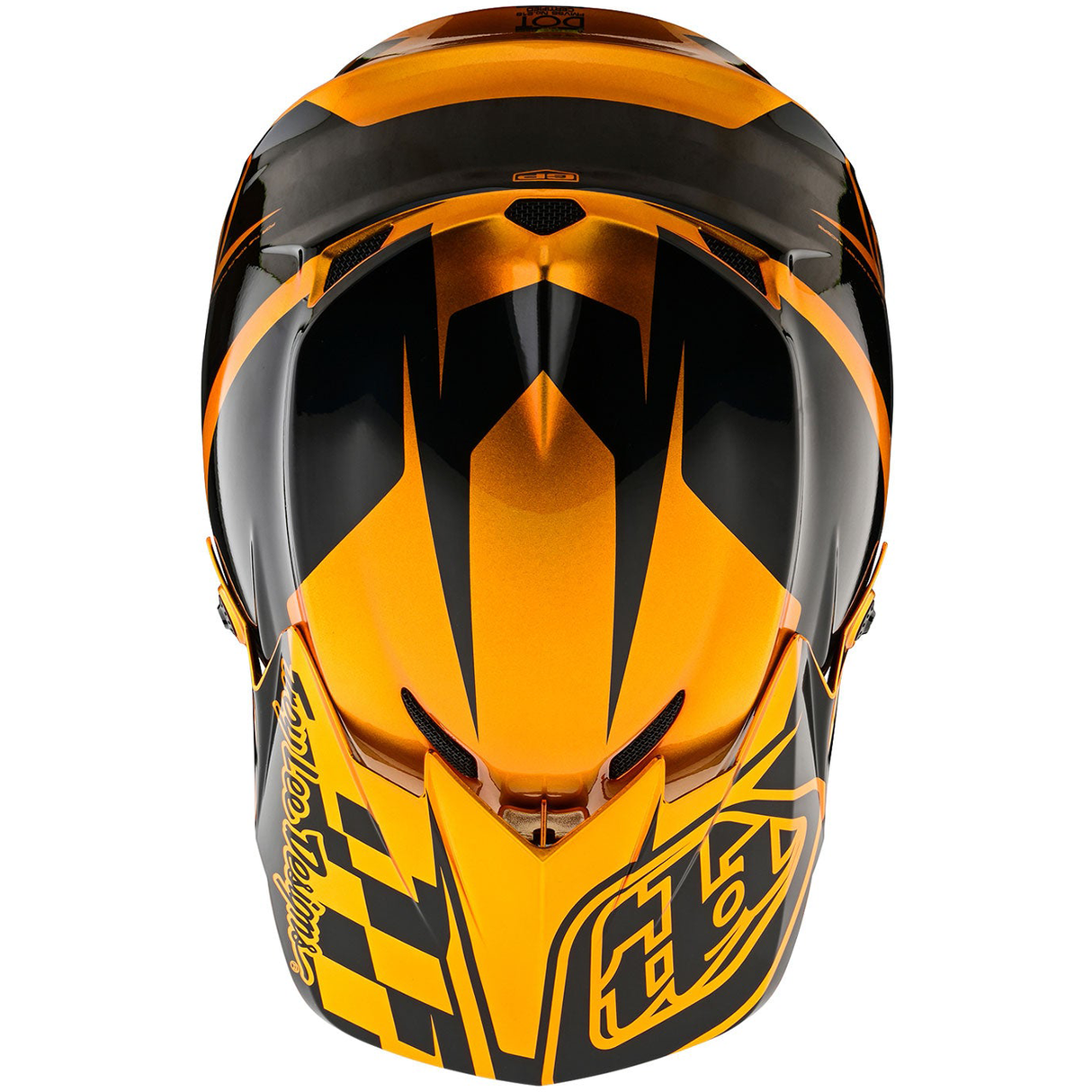 Troy Lee Designs GP Check Up Helmet Gold/Black