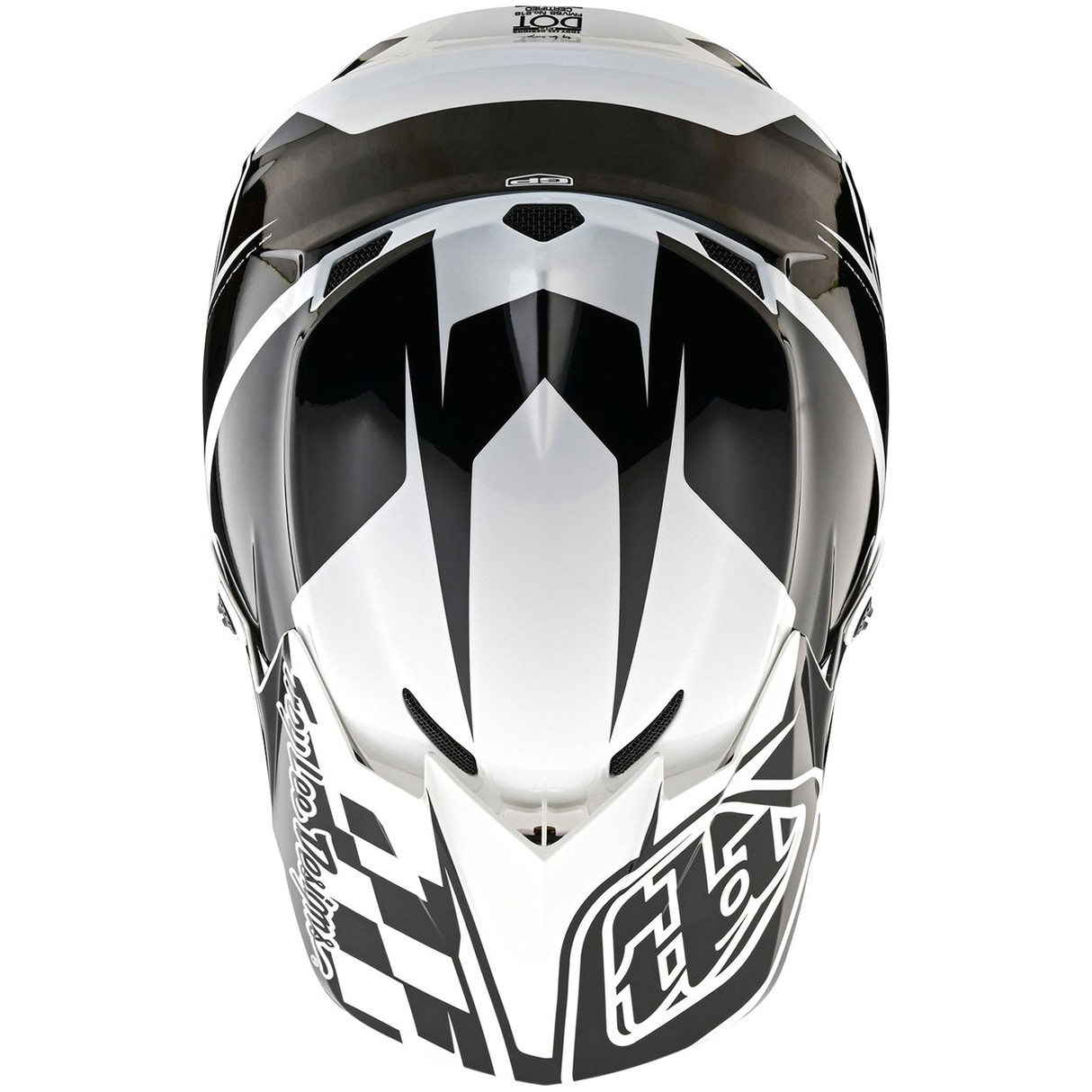 Troy Lee Designs GP Check Up Helmet White/Black
