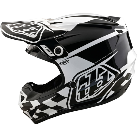 Troy Lee Designs GP Check Up Helmet White/Black