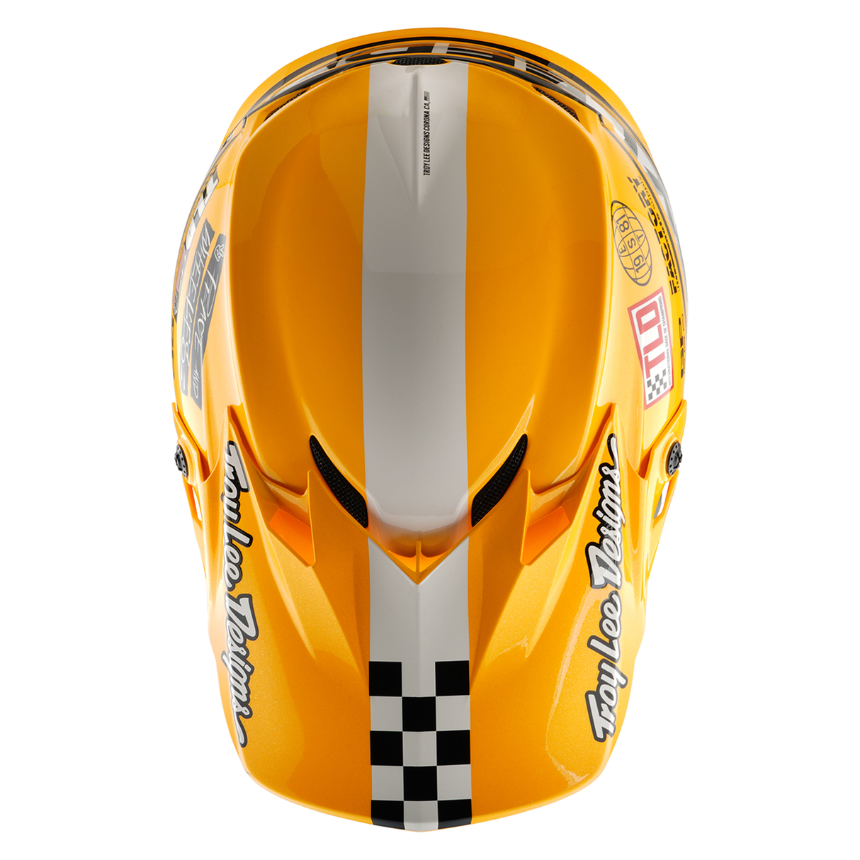 Troy Lee Designs GP PRO Youth Fifty-50 Helmet - White / Gold