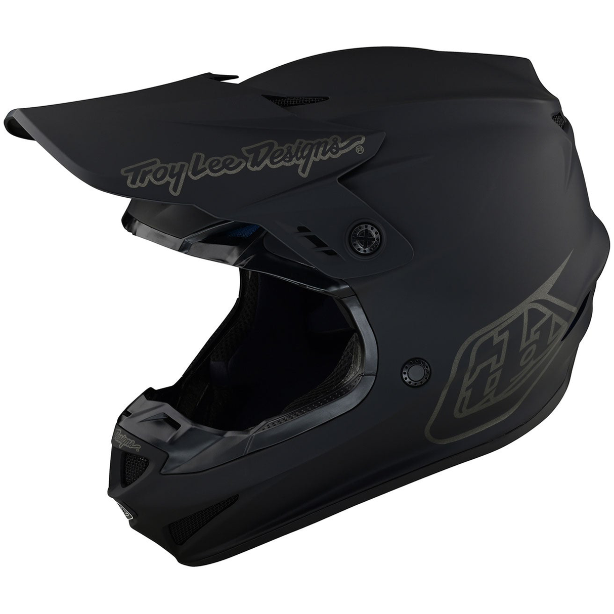 Troy Lee Designs GP Youth Mono Helmet - Mono Black