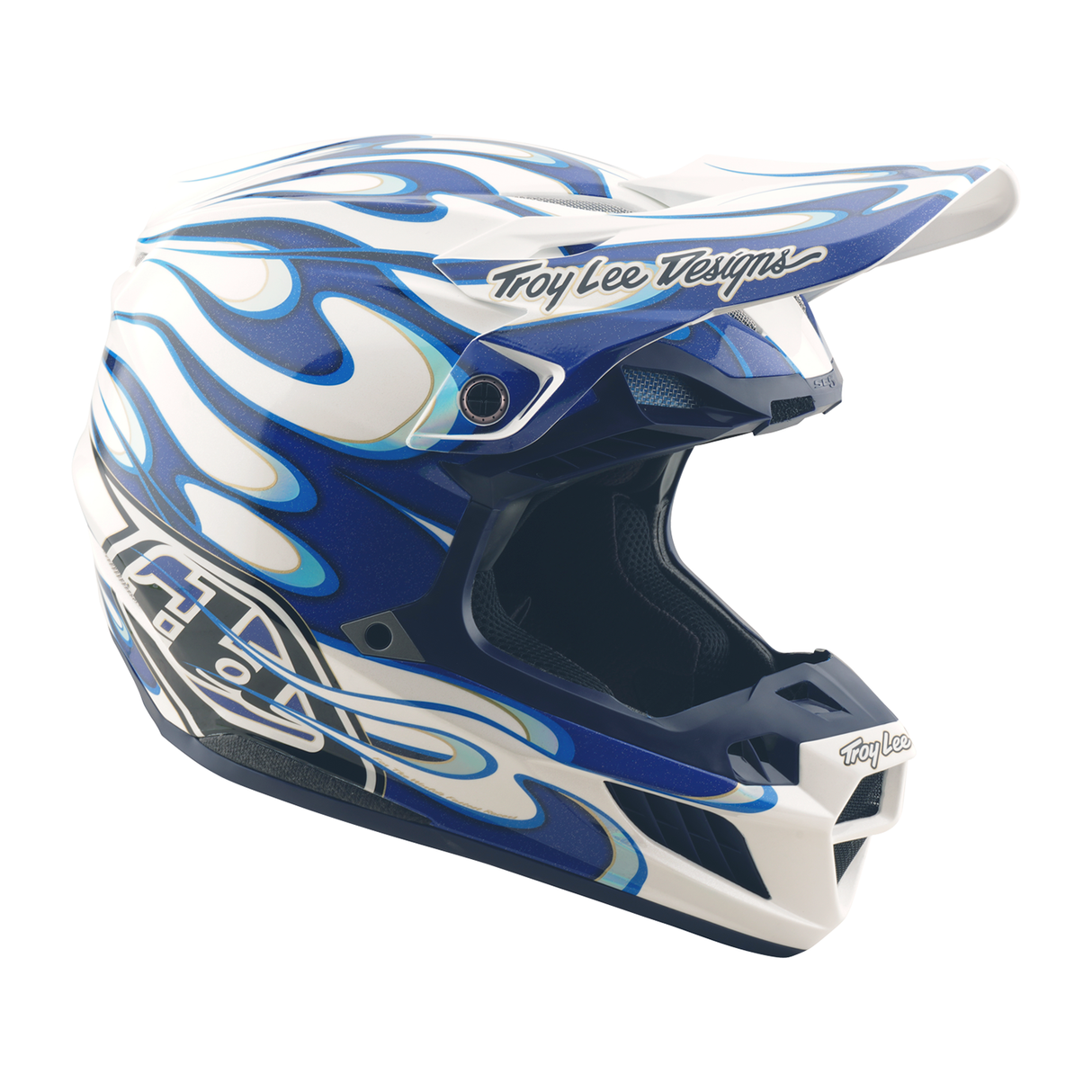 Troy Lee Designs SE5 Composite Torched Adult Helmet - Blue