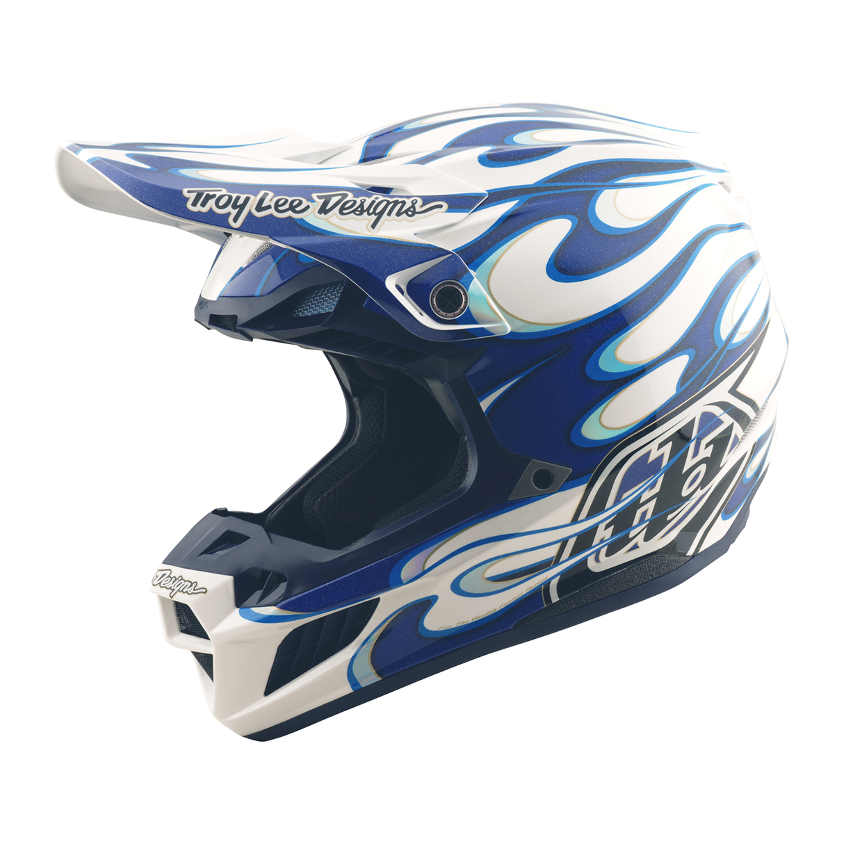 Troy Lee Designs SE5 Composite Torched Adult Helmet - Blue