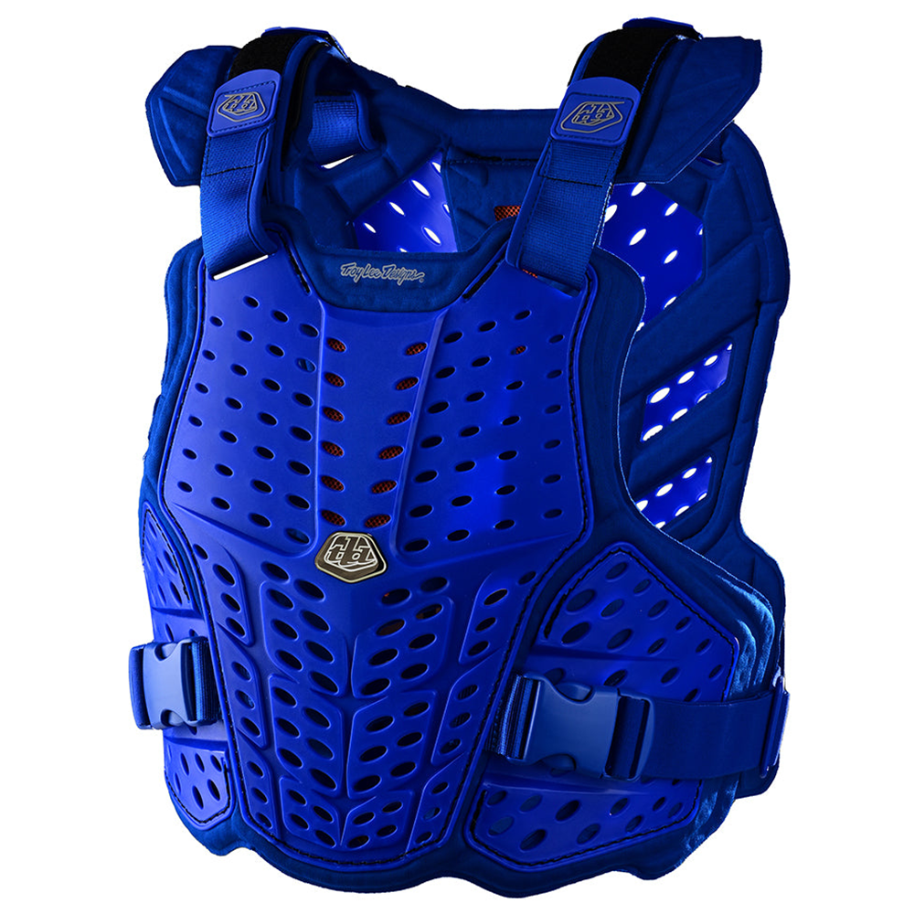 Youth Rockfight Chest Protector - Solid Blue