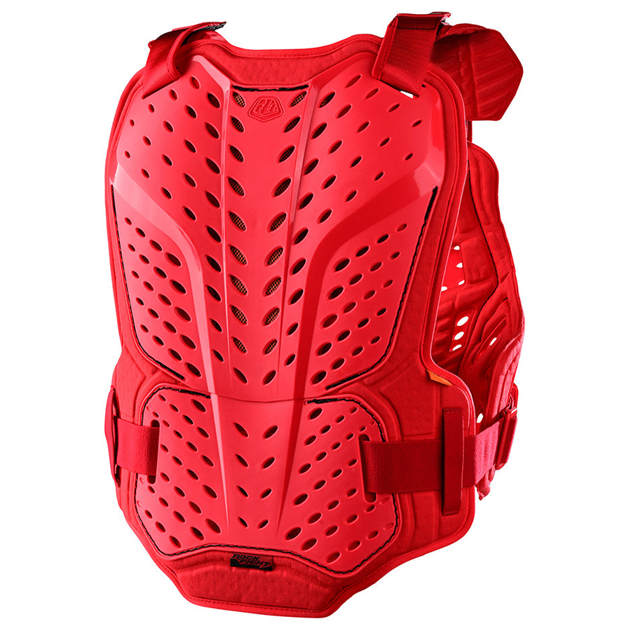 Rockfight CE Chest Protector - Solid Red