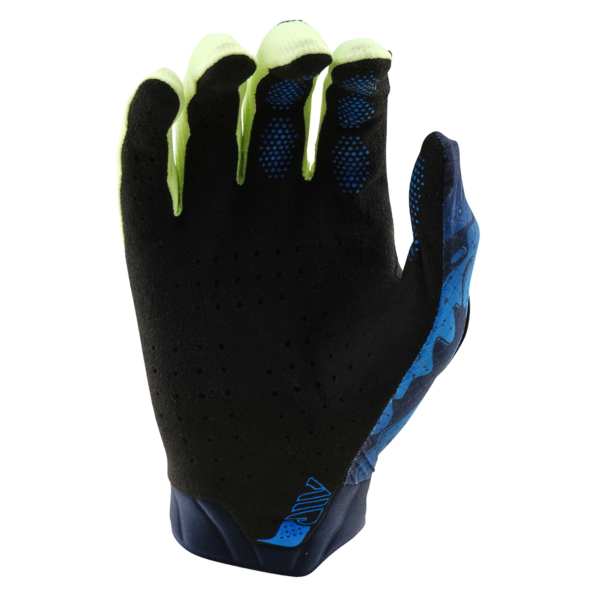 Troy Lee Designs AIR Drip Gloves - Glo Yellow / Dark Navy