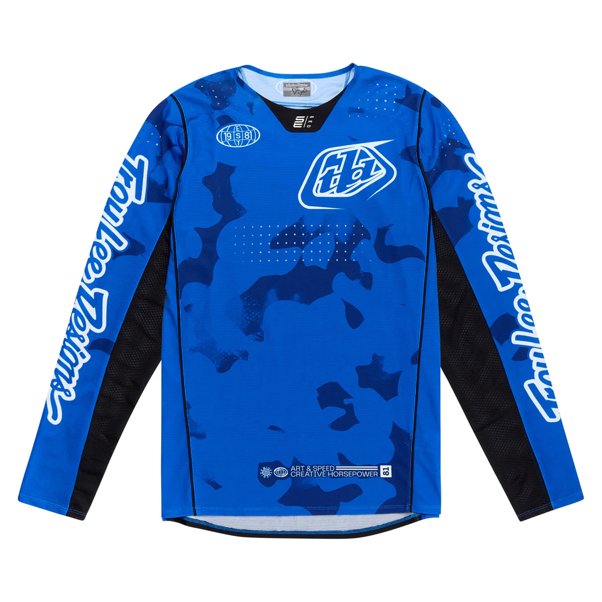 Troy Lee Designs SE PRO BLOTTED KIT COMBO - BRIGHT BLUE