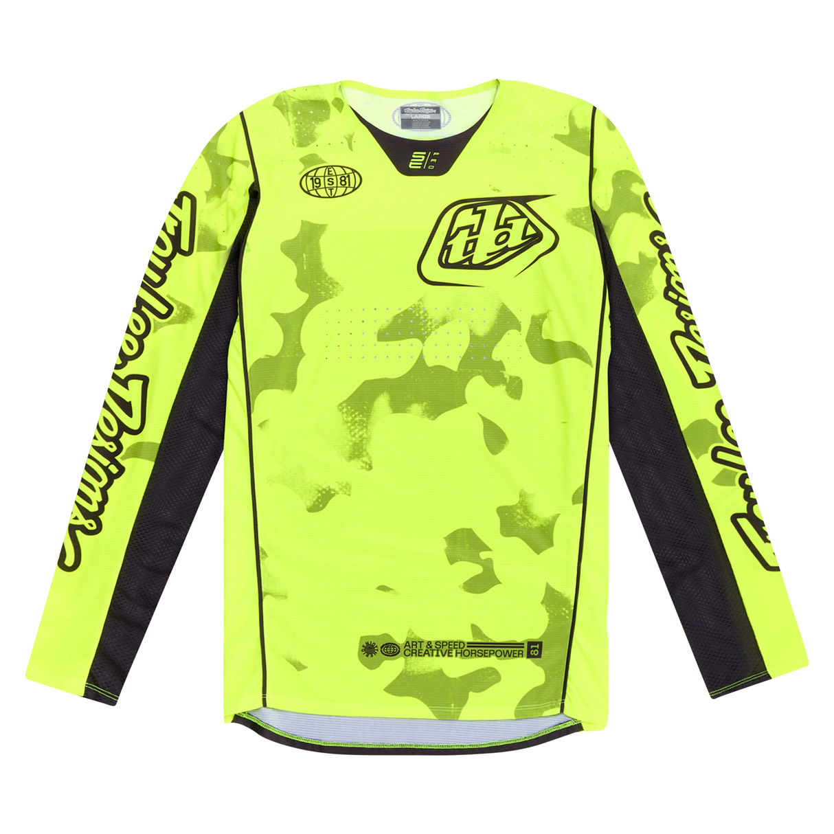 Troy Lee Designs SE PRO Blotted Jersey - Flo Yellow