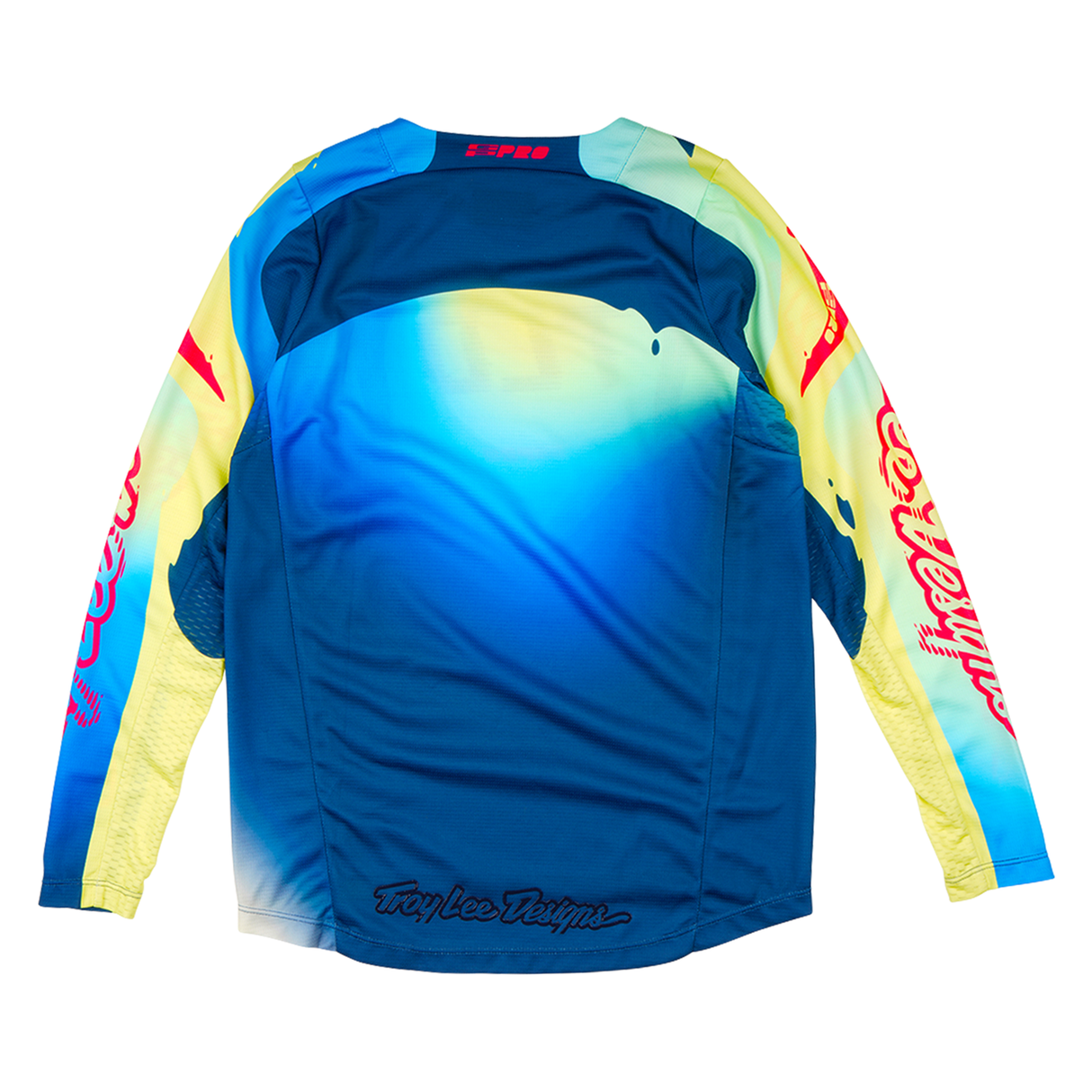 Troy Lee Designs GP PRO Youth Drip Jersey - Glo Yellow / Dark Navy