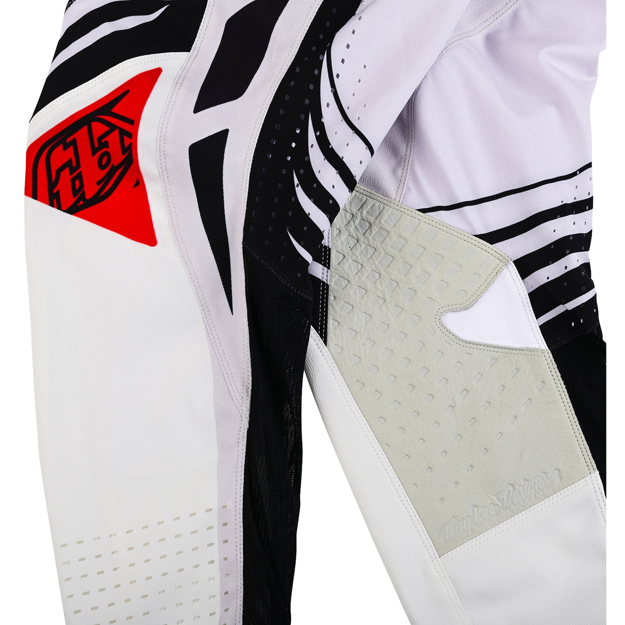 Troy Lee Designs SE Pro Kit Combo Wavez Off White Red