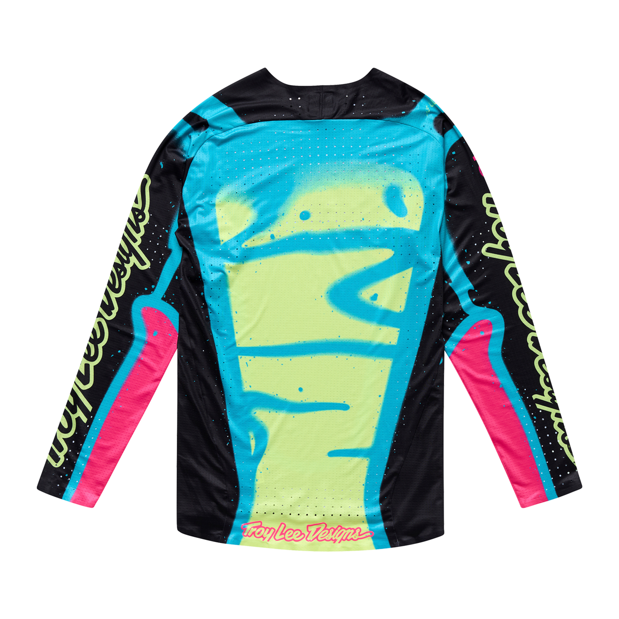 Troy Lee Designs SE Ultra Membrane Jersey - Black / Glo Yellow