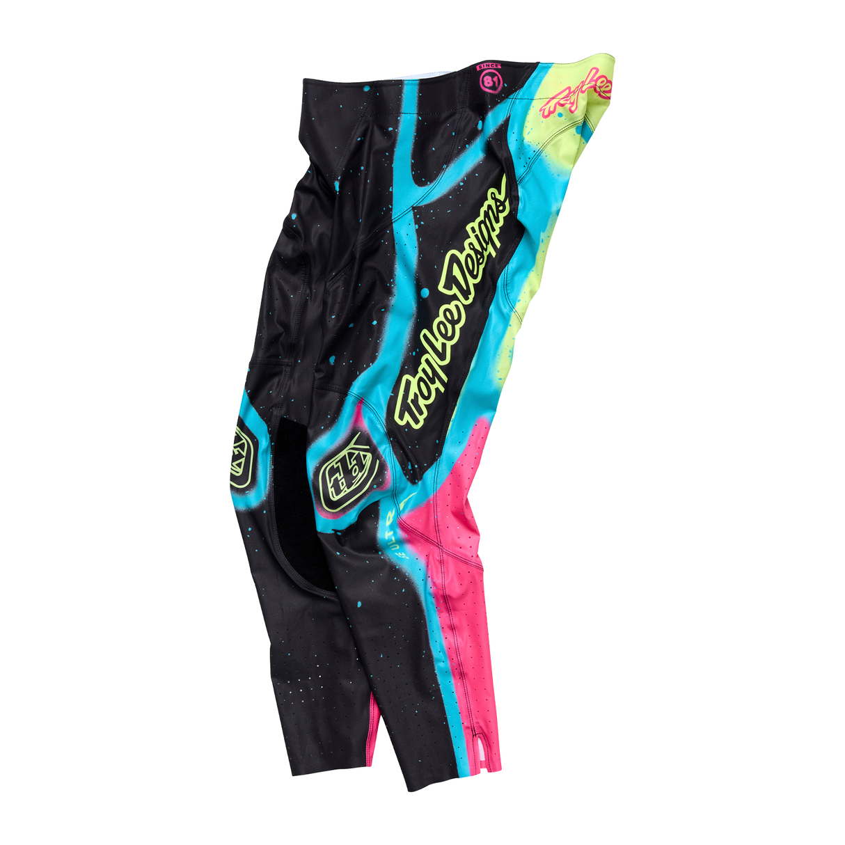 Troy Lee Designs SE Ultra Membrane Pant - Black / Glo Yellow
