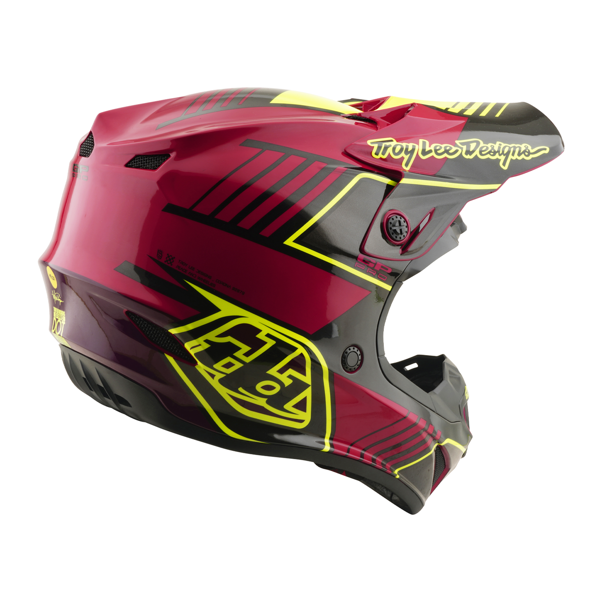 Youth GP PRO Helmet w/Mips Segment - Fuchsia